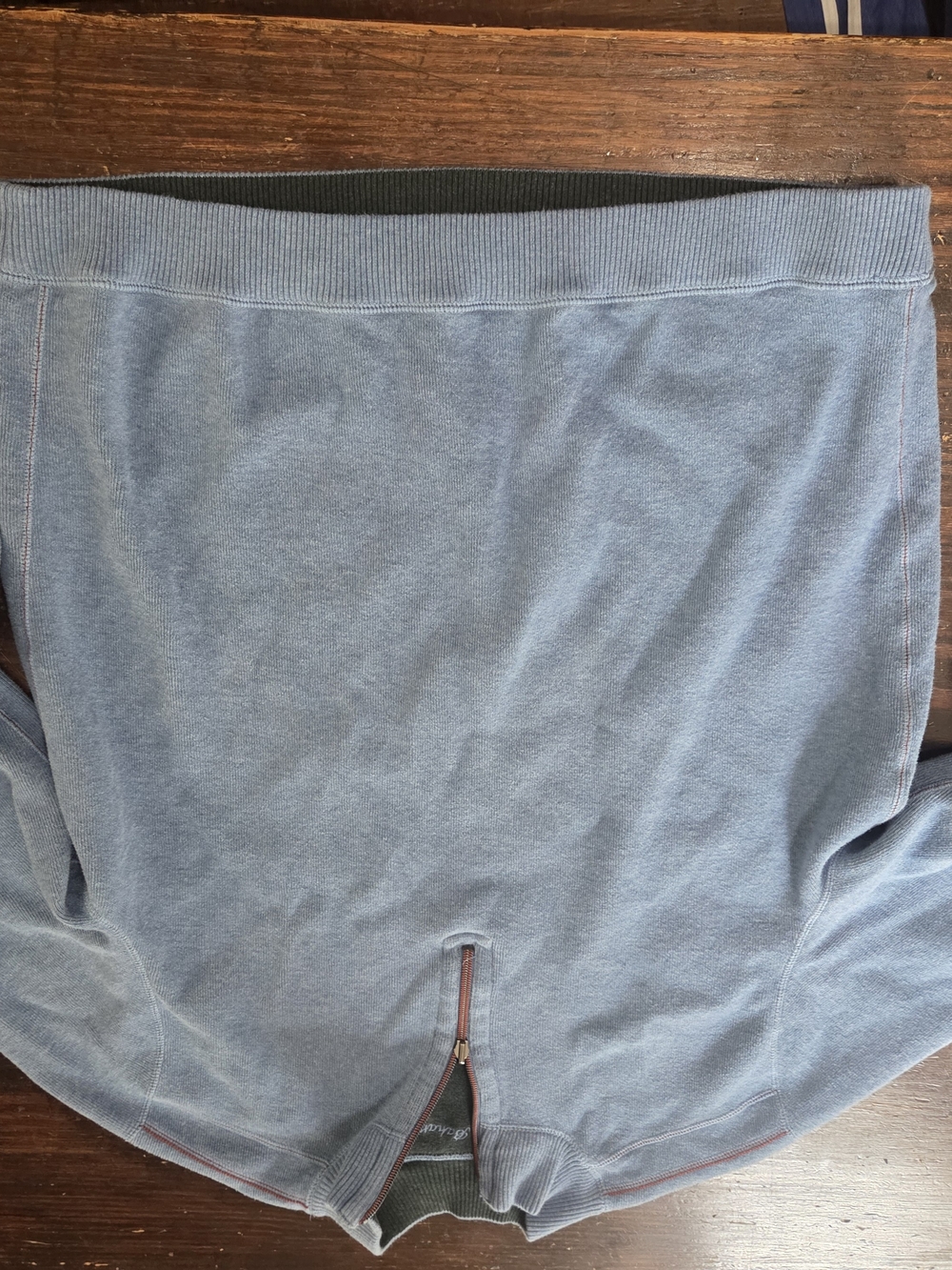 Tommy Bahama Mens Sweater 1/4 Zip Reversable